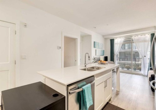 311-30 Sage Hill Nw, Calgary, AB - Indoor Photo Showing Kitchen With Double Sink