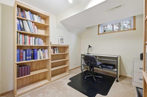 535 Cimarron Point, Okotoks, AB - Indoor Photo Showing Office