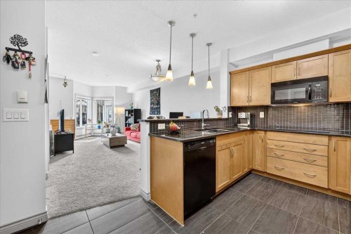 303-70 Royal Oak Plaza Nw, Calgary, AB - Indoor Photo Showing Kitchen