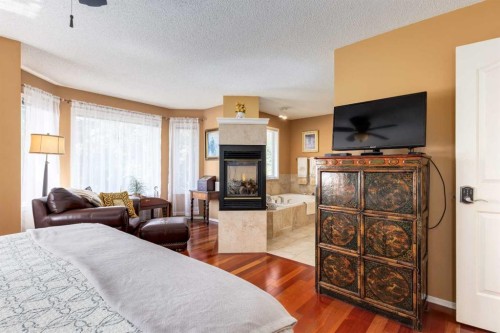 142 Springbank Crescent Sw, Calgary, AB - Indoor With Fireplace