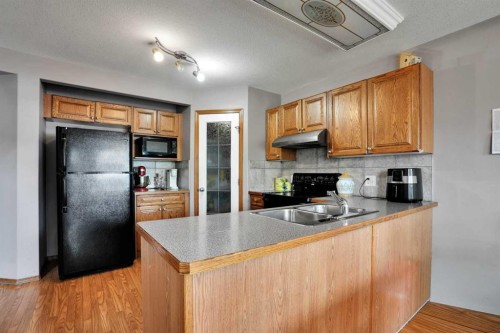 49 Saddletree Close Ne, Calgary, AB - Indoor Photo Showing Kitchen With Double Sink