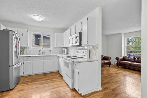 28 Erin Croft Place Se, Calgary, AB - Indoor Photo Showing Kitchen With Double Sink