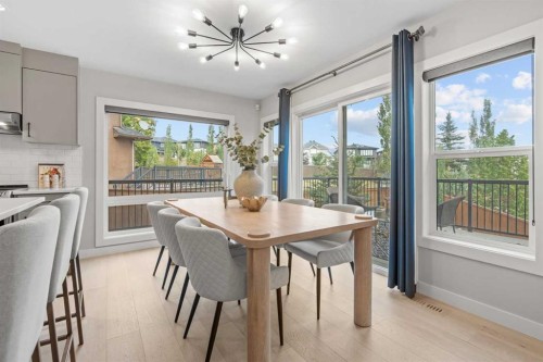 10 Aspen Stone Mews Sw, Calgary, AB - Indoor Photo Showing Dining Room