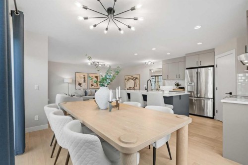 10 Aspen Stone Mews Sw, Calgary, AB - Indoor Photo Showing Dining Room