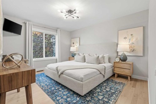 10 Aspen Stone Mews Sw, Calgary, AB - Indoor Photo Showing Bedroom