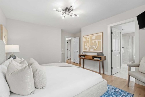 10 Aspen Stone Mews Sw, Calgary, AB - Indoor Photo Showing Bedroom