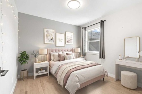 10 Aspen Stone Mews Sw, Calgary, AB - Indoor Photo Showing Bedroom