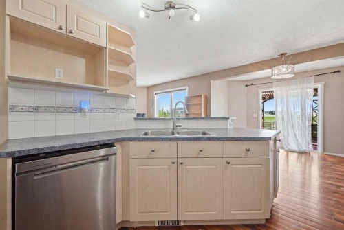 86 Saddlecrest Close Ne, Calgary, AB - Indoor Photo Showing Kitchen With Double Sink
