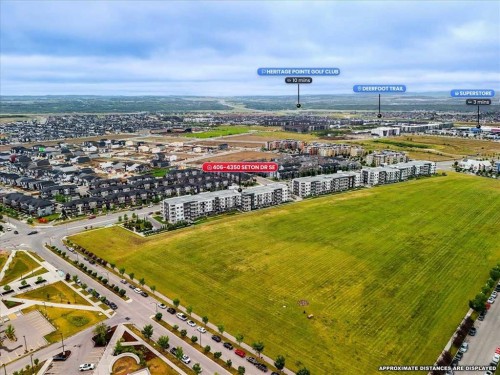 406-4350 Seton Drive Se, Calgary, AB - Outdoor With View