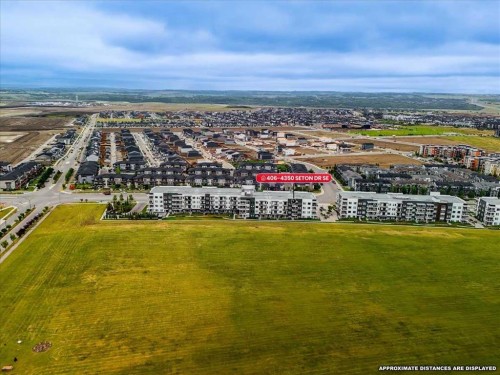 406-4350 Seton Drive Se, Calgary, AB - Outdoor With View