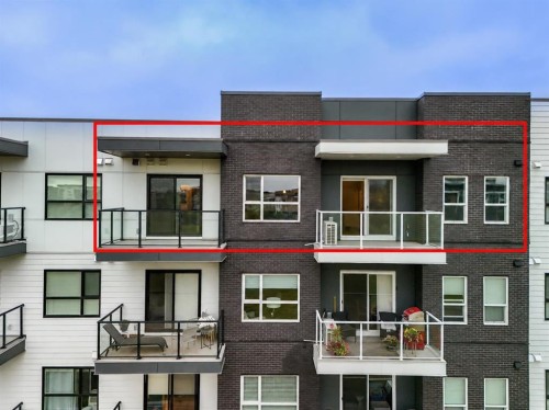 406-4350 Seton Drive Se, Calgary, AB - Outdoor With Balcony