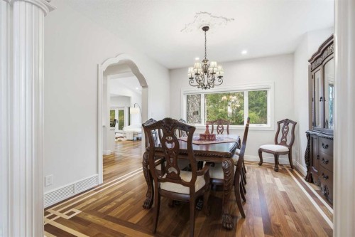 109 Shawnee Place Sw, Calgary, AB - Indoor Photo Showing Dining Room