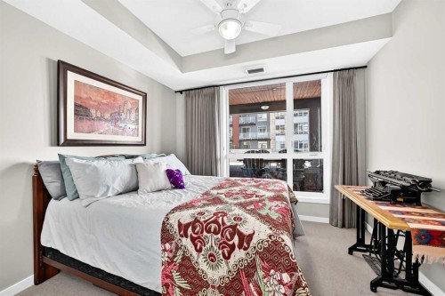 201-122 Mahogany Centre Se, Calgary, AB - Indoor Photo Showing Bedroom