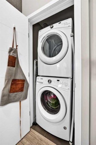 201-122 Mahogany Centre Se, Calgary, AB - Indoor Photo Showing Laundry Room