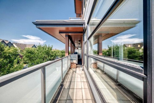 201-122 Mahogany Centre Se, Calgary, AB - Outdoor With Balcony With Exterior