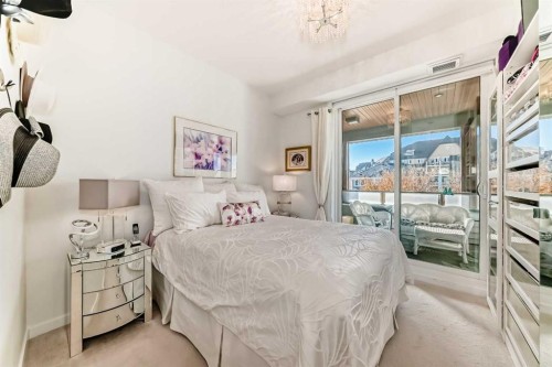 202-122 Mahogany Centre Se, Calgary, AB - Indoor Photo Showing Bedroom