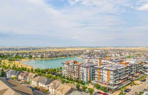 202-122 Mahogany Centre Se, Calgary, AB - Outdoor With Body Of Water With View