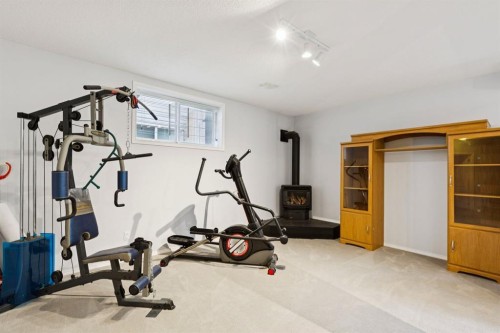 21 Covehaven Gardens Ne, Calgary, AB - Indoor Photo Showing Gym Room