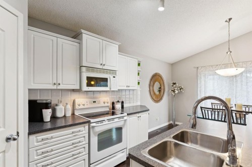 21 Covehaven Gardens Ne, Calgary, AB - Indoor Photo Showing Kitchen With Double Sink