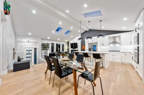 100 Lake Crimson Close Se, Calgary, AB - Indoor Photo Showing Dining Room