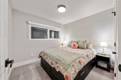 100 Lake Crimson Close Se, Calgary, AB - Indoor Photo Showing Bedroom