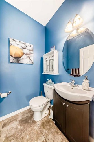 485 Cimarron Boulevard, Okotoks, AB - Indoor Photo Showing Bathroom