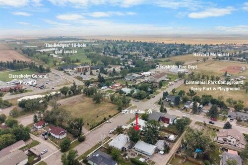 222 45 Avenue West, Claresholm, AB - Outdoor With View