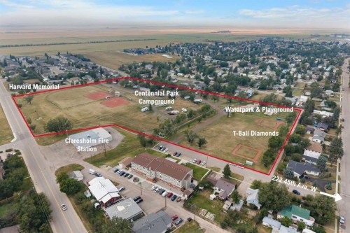 222 45 Avenue West, Claresholm, AB - Outdoor With View