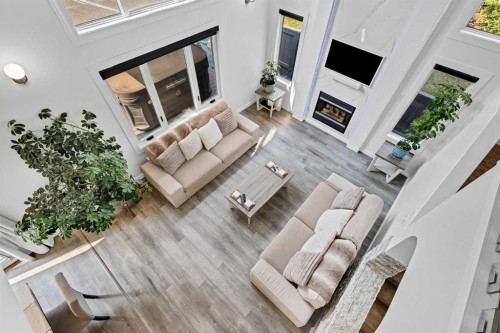 11 Citadel Meadow Grove Nw, Calgary, AB - Indoor With Fireplace