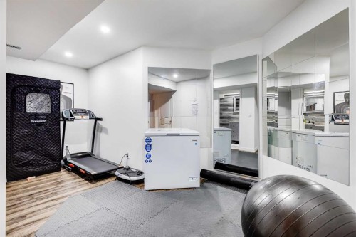 11 Citadel Meadow Grove Nw, Calgary, AB - Indoor Photo Showing Gym Room