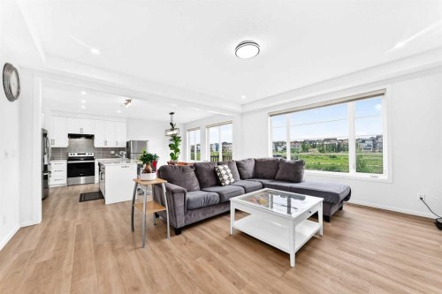 149 Carrington Crescent Nw, Calgary, AB - Indoor Photo Showing Living Room