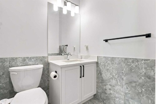 201 Milton Road, Conrich, AB - Indoor Photo Showing Bathroom
