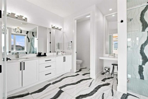 201 Milton Road, Conrich, AB - Indoor Photo Showing Bathroom