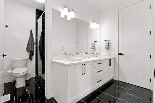 201 Milton Road, Conrich, AB - Indoor Photo Showing Bathroom
