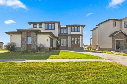 201 Milton Road, Conrich, AB - Outdoor With Facade