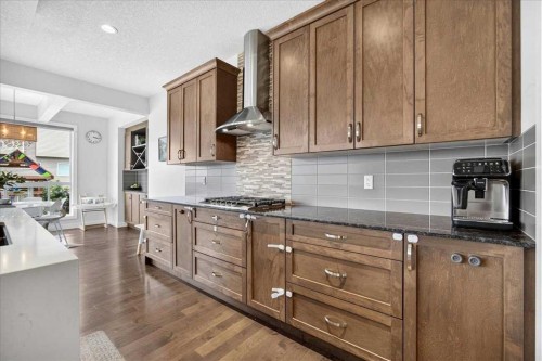 546 Sherwood Boulevard Nw, Calgary, AB - Indoor Photo Showing Kitchen With Upgraded Kitchen