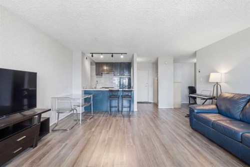 2704-221 6 Avenue Se, Calgary, AB - Indoor Photo Showing Living Room