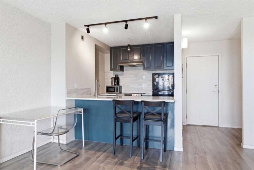 2704-221 6 Avenue Se, Calgary, AB - Indoor Photo Showing Kitchen