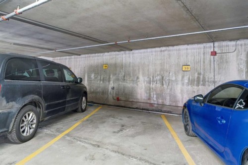 2704-221 6 Avenue Se, Calgary, AB - Indoor Photo Showing Garage