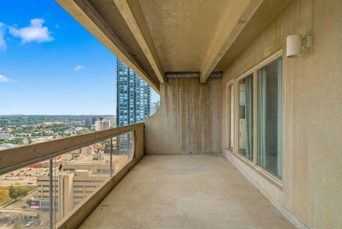 2704-221 6 Avenue Se, Calgary, AB - Outdoor With Balcony With Exterior