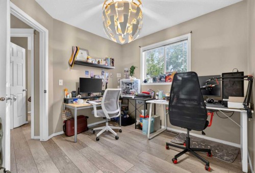 66 Panatella Park Nw, Calgary, AB - Indoor Photo Showing Office