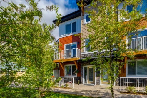 17-111 Rainbow Falls Gate, Chestermere, AB - Outdoor With Deck Patio Veranda