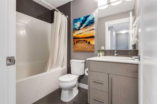 17-111 Rainbow Falls Gate, Chestermere, AB - Indoor Photo Showing Bathroom