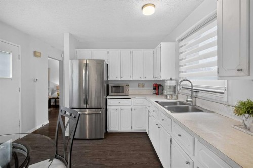 3881 Fonda Way Se, Calgary, AB - Indoor Photo Showing Kitchen With Double Sink