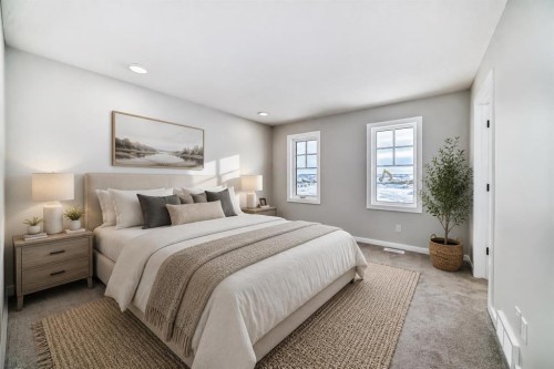 8 Savanna Place Ne, Calgary, AB - Indoor Photo Showing Bedroom