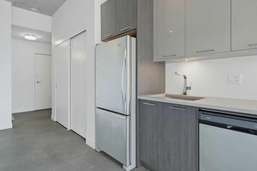 1009-624 8 Avenue Se, Calgary, AB - Indoor Photo Showing Kitchen