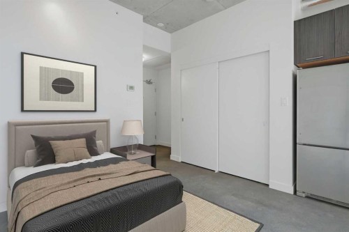 1009-624 8 Avenue Se, Calgary, AB - Indoor Photo Showing Bedroom