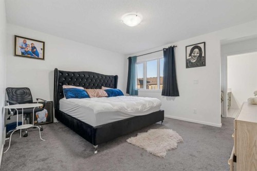 223 Carrington Circle, Calgary, AB - Indoor Photo Showing Bedroom