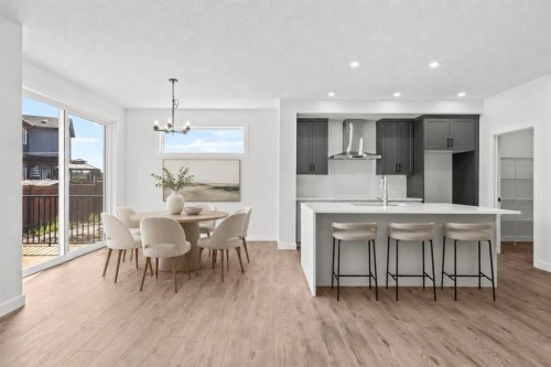 37 Sora Gardens Se, Calgary, AB - Indoor Photo Showing Dining Room