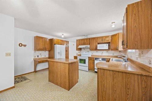 147 Whitlock Close Ne, Calgary, AB - Indoor Photo Showing Kitchen With Double Sink